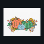 Pumpkins Helg Vykort<br><div class="desc">custom</div>