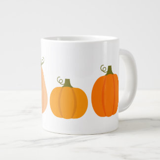 Pumpkins höstillustration jumbo mugg