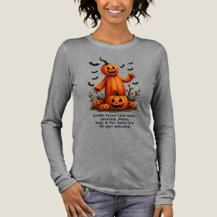 Pumpkins in Fladdermus Säsong Farm Advertising T Shirt