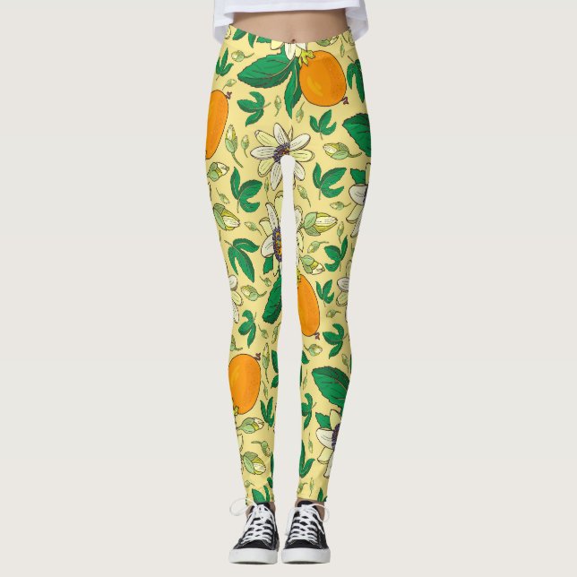 Pumpkins & Löv: Autumn Harvest Leggings (Framsida)