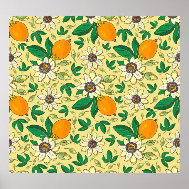 Pumpkins & Löv: Autumn Harvest Poster (Framsidan)