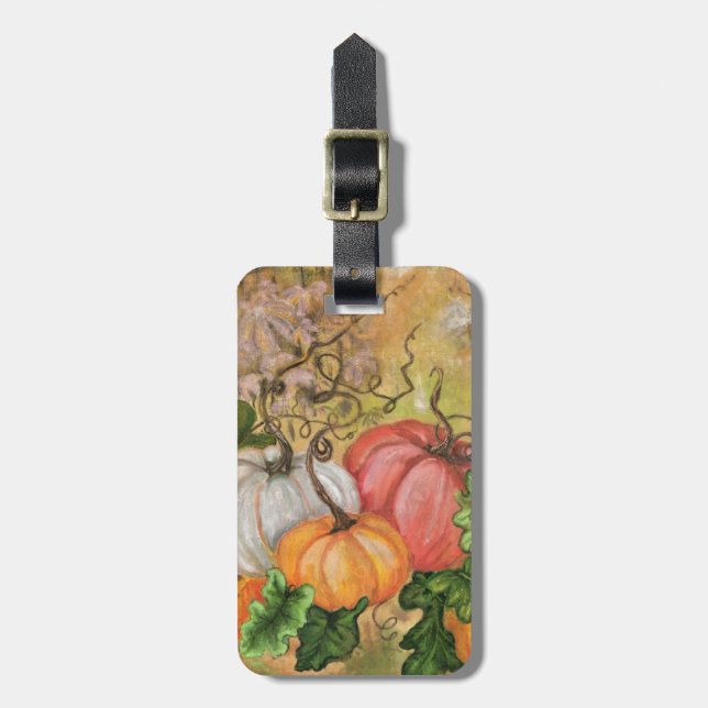 Pumpkins Luggage Tag Bagagebricka (Vertikal Framsida)