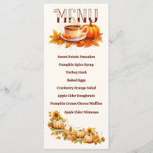 Pumpkins och kaffe av vattenfärgen Thanksgiving