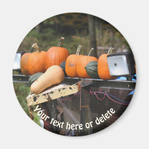 Pumpkins On Lastbil Nature Personlig Magnet