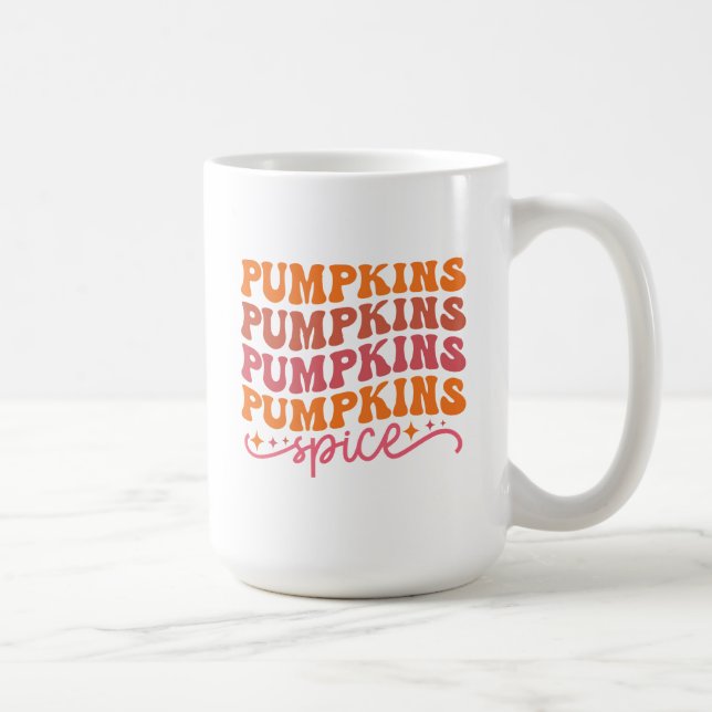 Pumpkins Pumpkins Pumpkins Pumpkins Spice Kaffemugg (Höger)