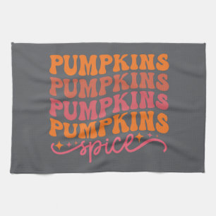 Pumpkins Pumpkins Pumpkins Pumpkins Spice Kökshandduk