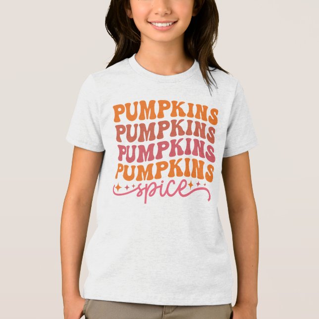 Pumpkins Pumpkins Pumpkins Pumpkins Spice T Shirt (Framsida)