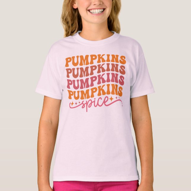 Pumpkins Pumpkins Pumpkins Pumpkins Spice T Shirt (Framsida)