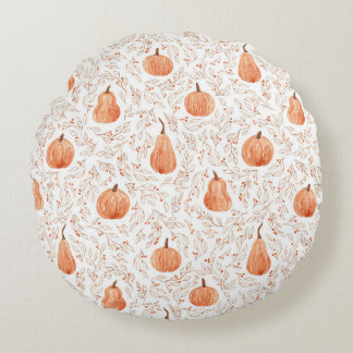 Pumpkins Rund Kudde
