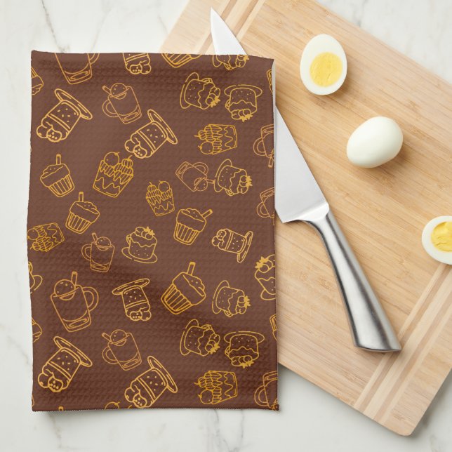 Pumpkins Spice Baker Kökshandduk (Vikt i Fjärdedel)