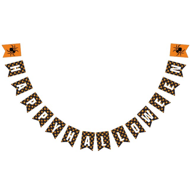 Pumpkins & Spiders Happy halloween Vimplar (Alla)