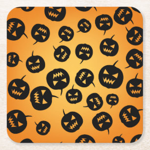 Pumpkins Underlägg Papper Kvadrat