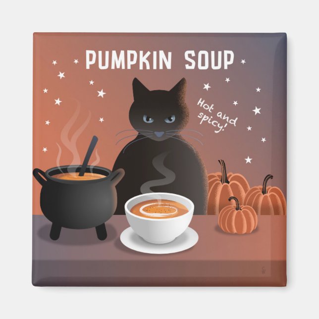 Pumpkinsoppa Magnet (Framsidan)