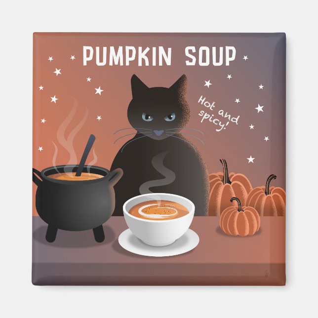 Pumpkinsoppa Magnet (Framsidan)