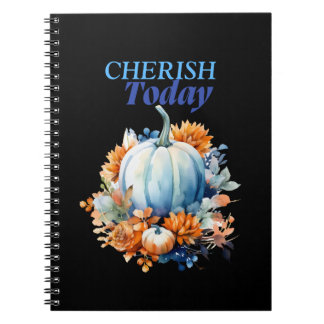 Pumpkintemed-Cherish Today Halloween Season Anteckningsbok