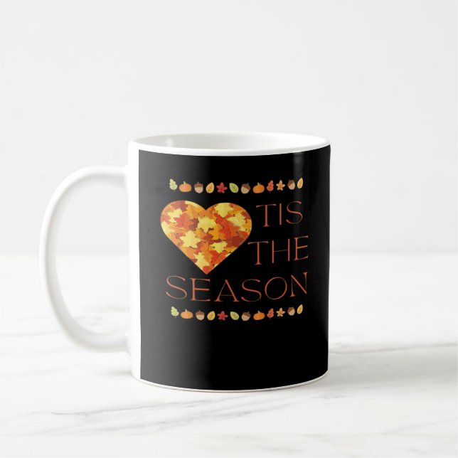 Pumpning av Thanksgiving för Höst löv ljusbåge - h Kaffemugg (Vänster)