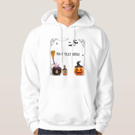 pumpning, halloween ram-redigerbar hoodie