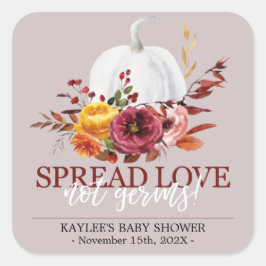 Pumpning Hand Sanitizer-etiketter - Personlig fall Fyrkantigt Klistermärke