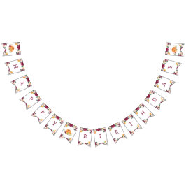 Pumpor-födelsedagsfest-buntning av flaggor