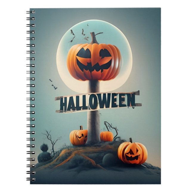 Pumpor för bärbara datorer, Halloween Anteckningsbok (Framsidan)
