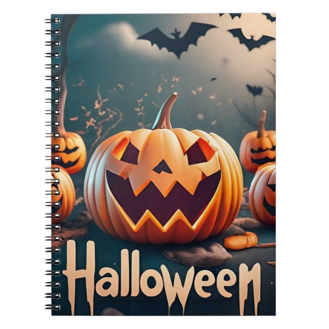Pumpor för bärbara datorer, Halloween Anteckningsbok (Framsidan)