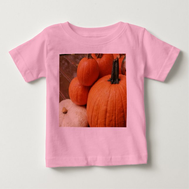 Pumpor för Halloween på däck Tee Shirt (Framsida)
