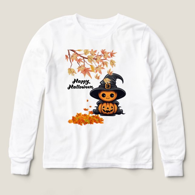 Pumpor från happy halloween t shirt (Design framsida)