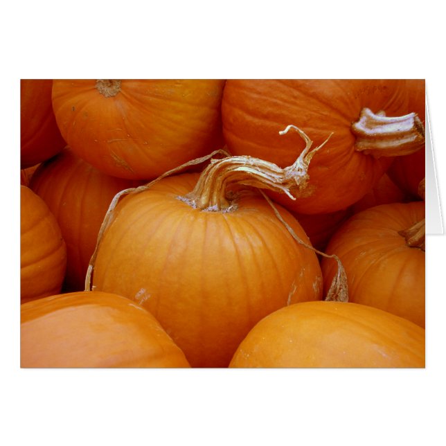Pumpor Hälsningskort (Framsidan Horizontal)