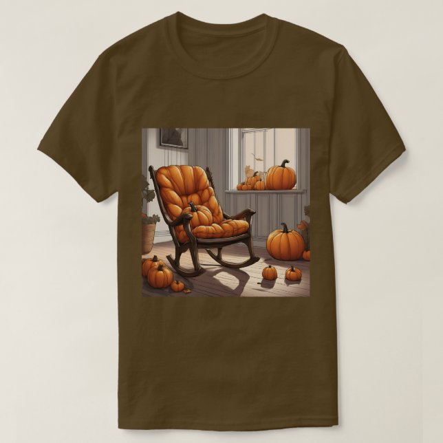 Pumpor in a Window Brown T-Shirt (Design framsida)