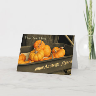 Pumpor in Wagon Partial Färg ature PhoCard Kort