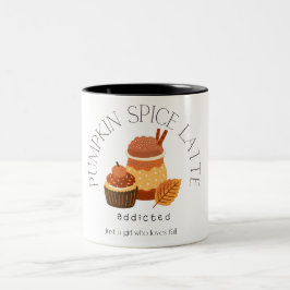 Pumpor latte-flicka falla älskare Två-Tonad mugg