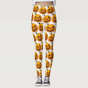 Pumpor med allt-över-tryck-färg leggings