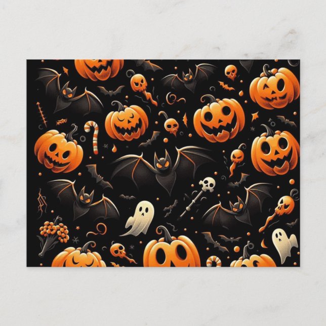 Pumpor och fladdermöss helg vykort (Framsida)