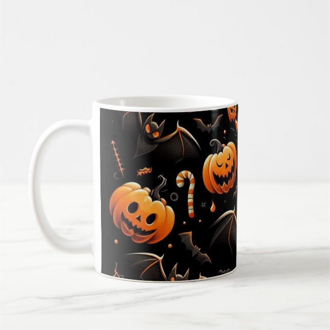 Pumpor och fladdermöss kaffemugg (Vänster)