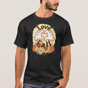 Pumpor och gourdutrustning för hösten t shirt