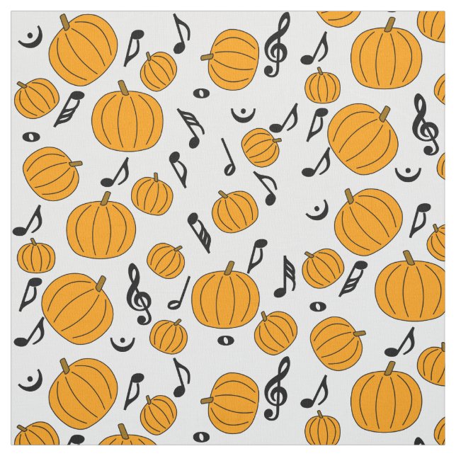 Pumpor och Musik noter Tyg (Provkarta)