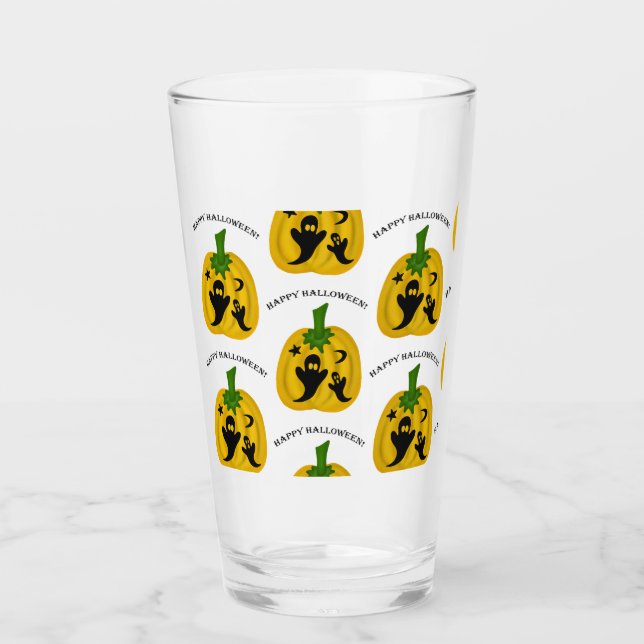 Pumpor och spöken glaskopp (Framsida)