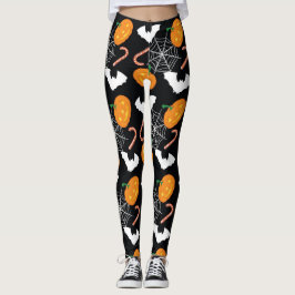 Pumpor och Websar Halloween Leggings