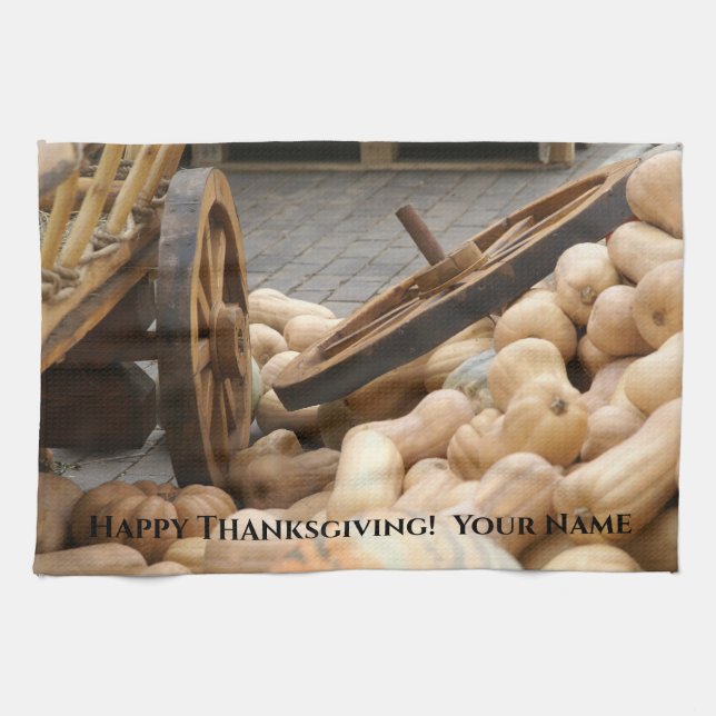 Pumpor och Wheel Kökshandduk (Horisontell)