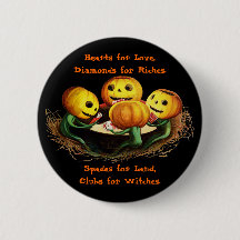 Pumpor på Cards Halloween Button