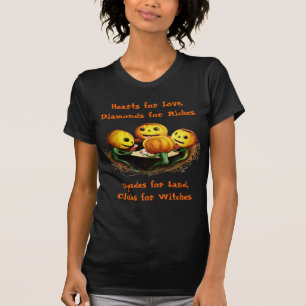 Pumpor på Cards Halloween Women's Shirt Tröja