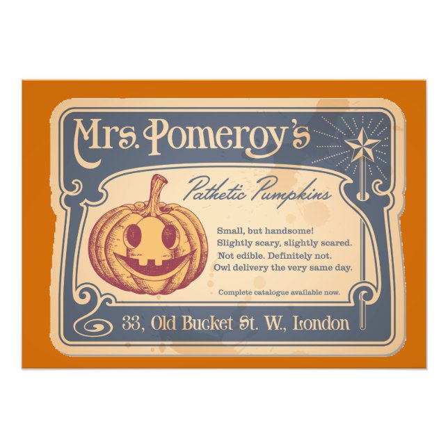 Pumpor Photo Print för patetisk Pumpkins Fototryck (Framsidan)