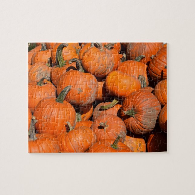 Pumpor, Pumpkins, Pumpkins - 8x10 - 110 pcs. Pussel (Horisontell)