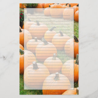 Pumpor som är till salu på en bonde, marknadsför brevpapper