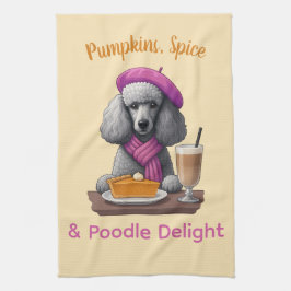 Pumpor, Spice & Pudel Delight Kökshandduk