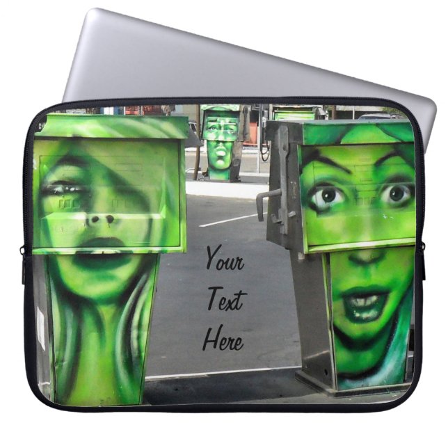 Pumps gasformiga laptop sleeve (Framsidan)