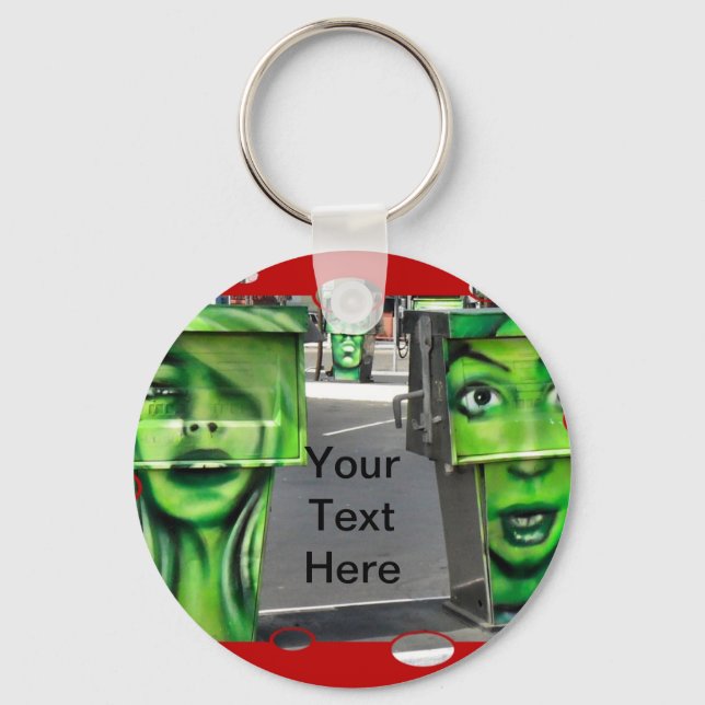 Pumps gasformiga nyckelring (Framsida)