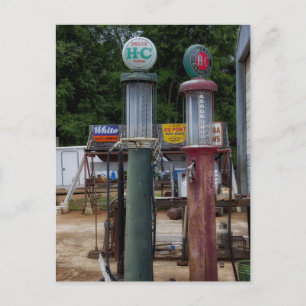 Pumps gasfoto vykort