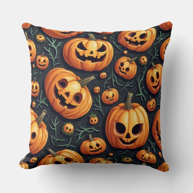 pumpskräck kudde (Framsida)
