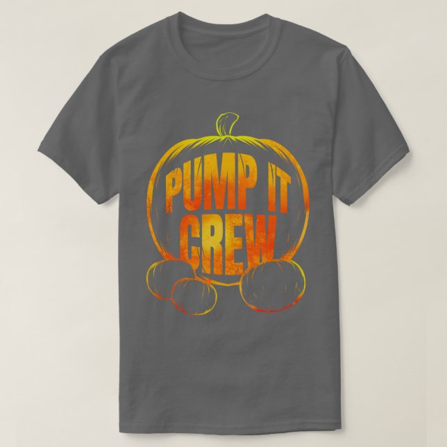 Pumpusspump Den Crew Halloween T Shirt (Design framsida)